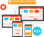 Adaptive Web design graphic