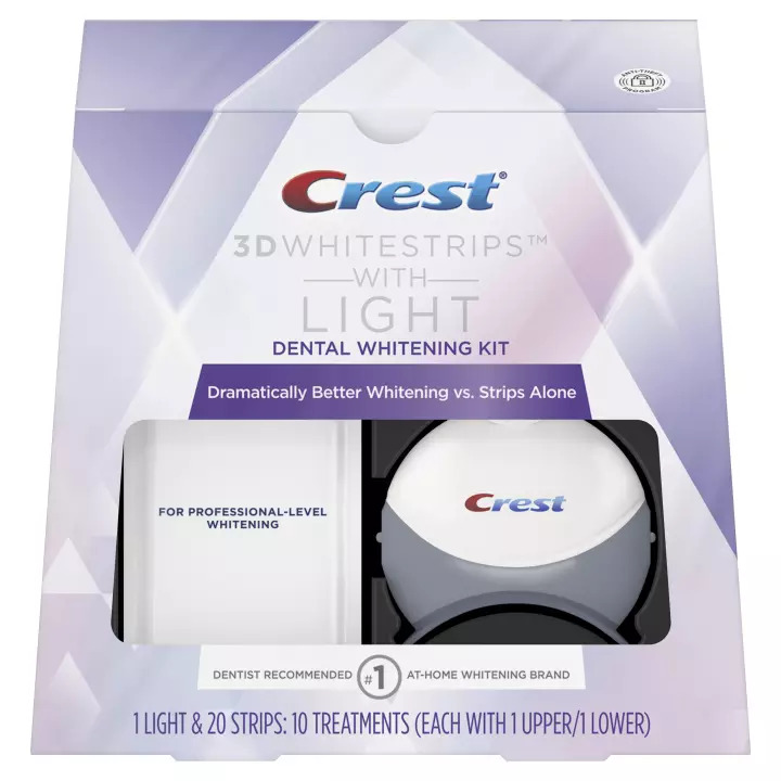 Crest 3D Whitestrips with Light Teeth Whitening Kit