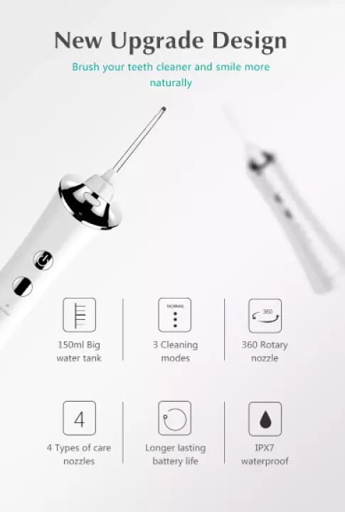 FDA Approved Rechargeable Oral Irrigator Water Flosser