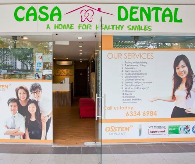 Casa Dental Reviews & Services, located at Clementi, West Region