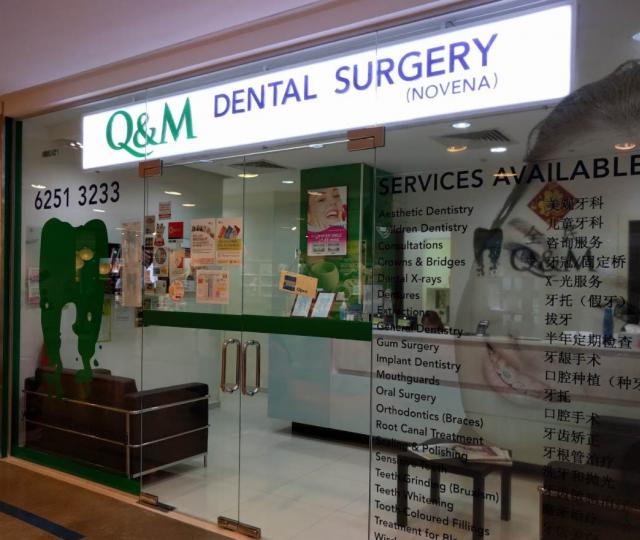 Q and M Dental Centre located at Novena, Central Region