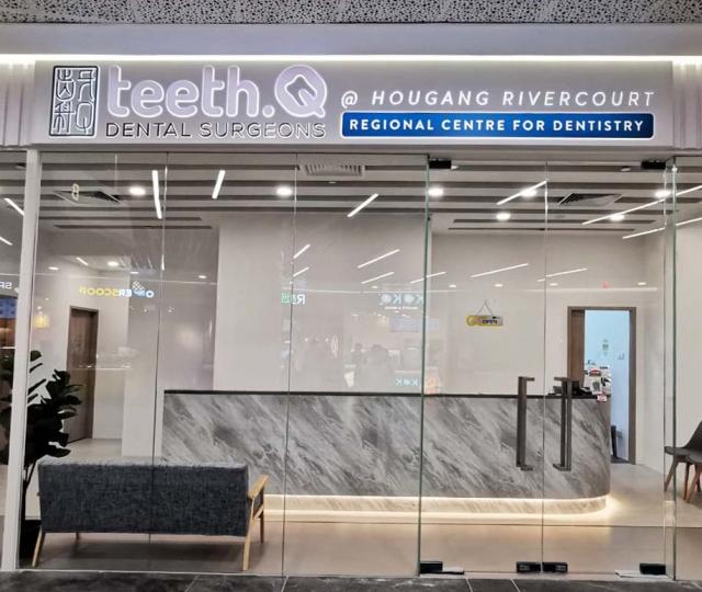 Teeth Q Dental Surgeons @ Kovan (Hougang Rivercourt) located at Hougang, North-East Region