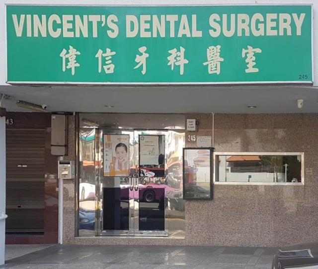 Vincents Dental Surgery located at Marine Parade, Central Region