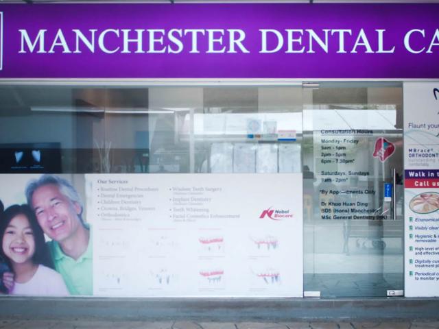 Manchester Dental Care Singapore located at Bedok, East Region