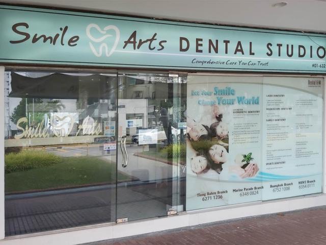 SmileArts Dental Studio located at Marine Parade, Central Region