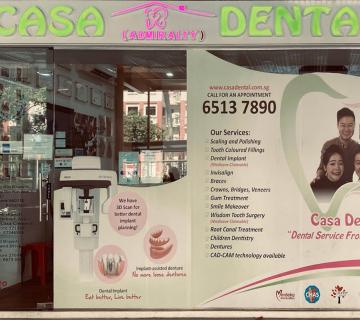 Casa Dental Admiralty located at Woodlands, North Region