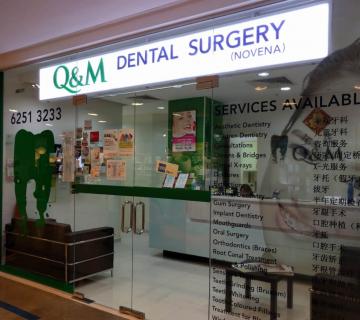 Q and M Dental Centre located at Novena, Central Region