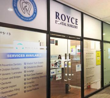 Royce Dental Surgery located at Marine Parade, Central Region