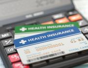 insurance card and calculator insurance card and calculator
